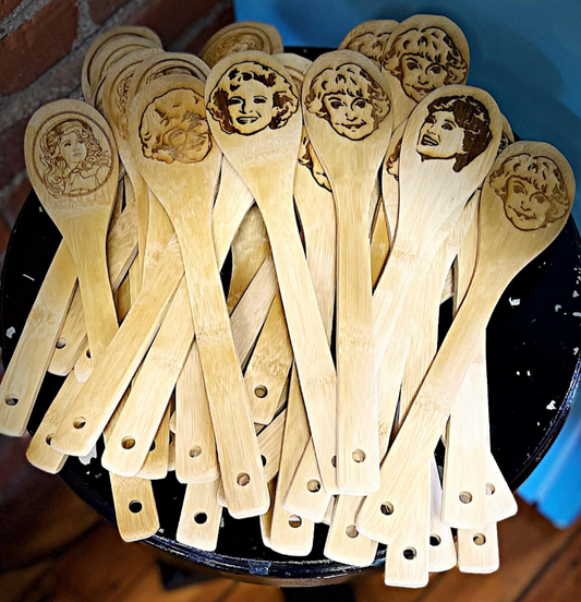 Blanche Golden Girls Custom Wooden Spoon