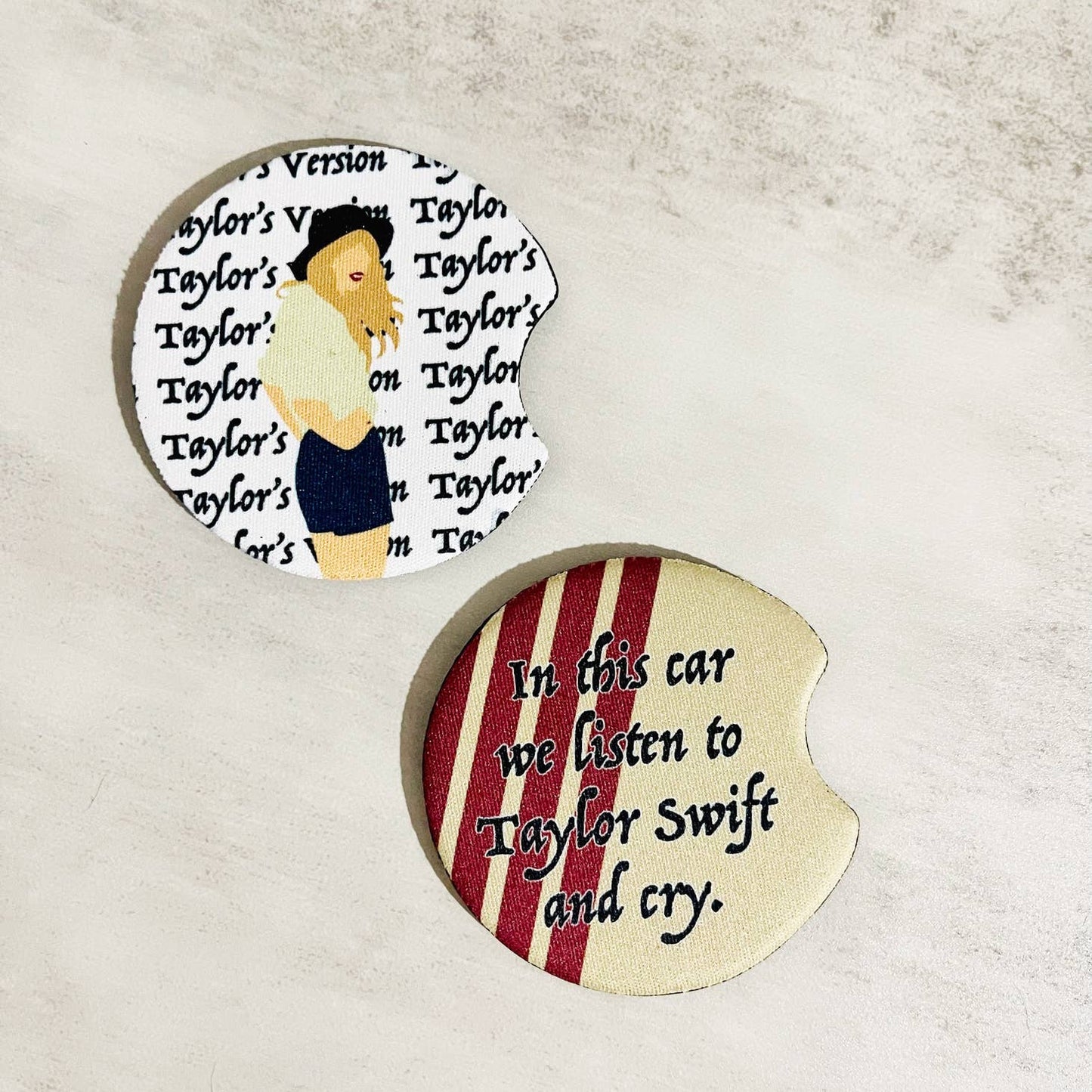 Taylor Swift Car Coasters Fedora