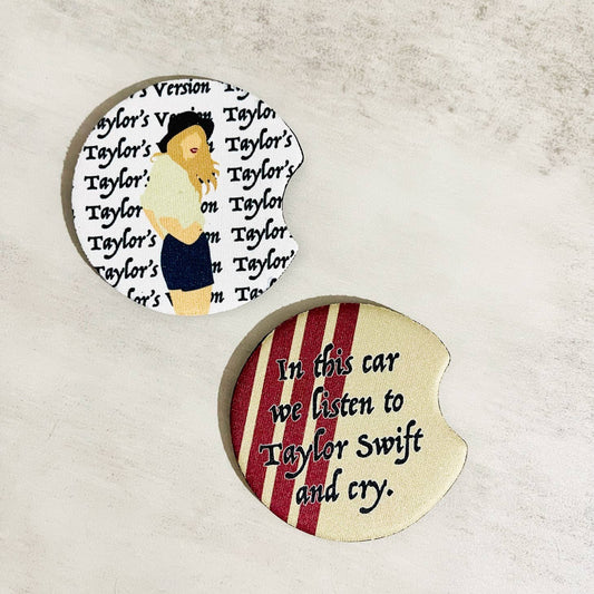 Taylor Swift Car Coasters Fedora
