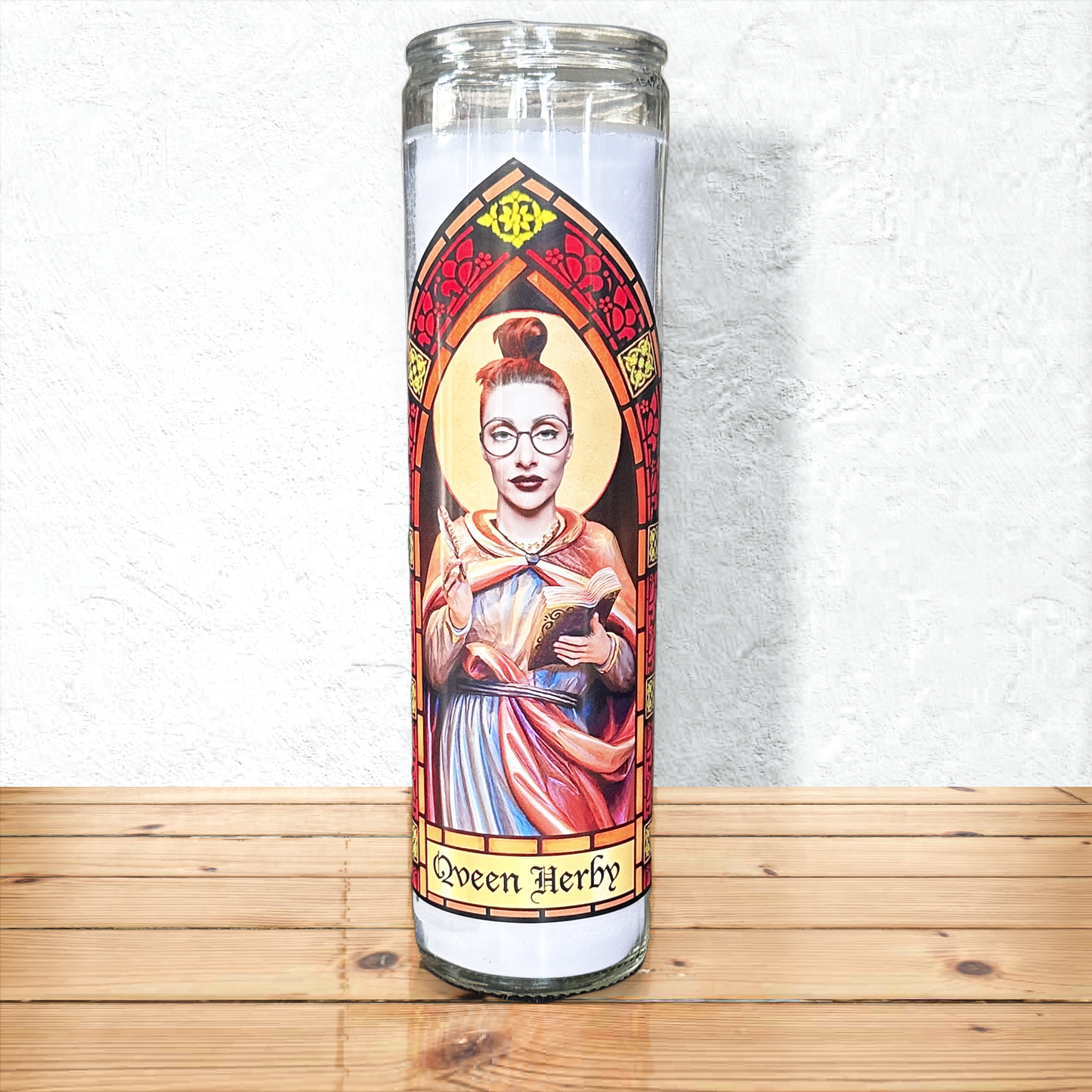 Qveen Herby Parody Illustration Saint Candle