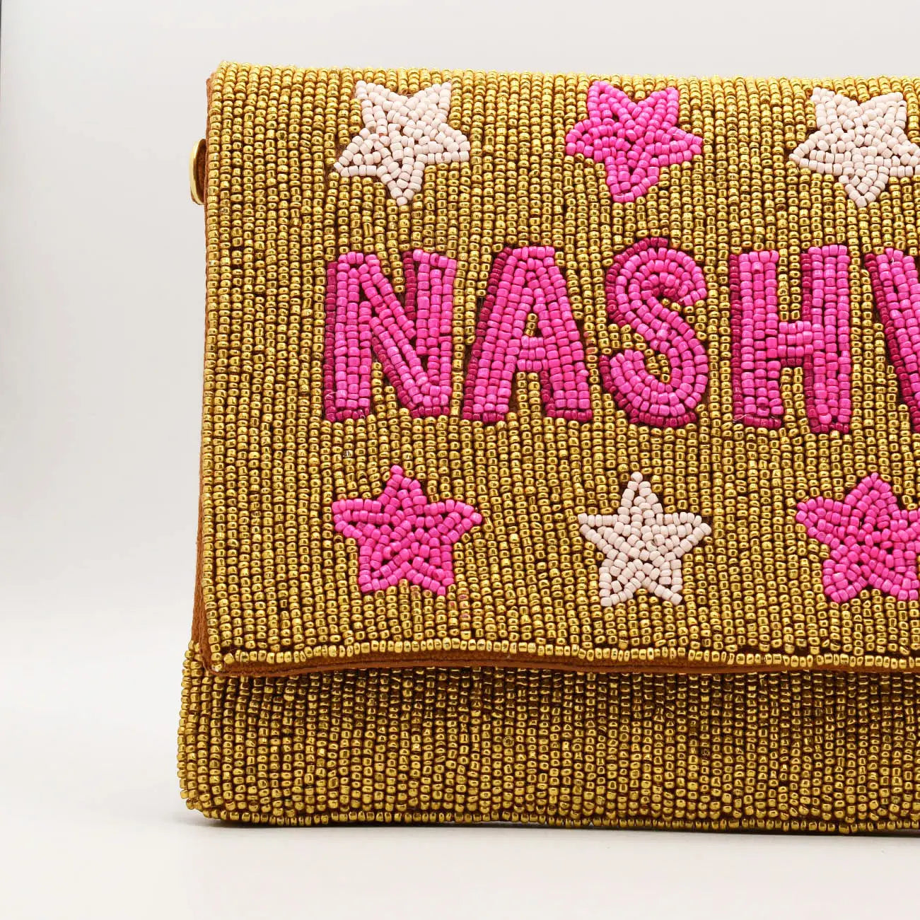 Hand-beaded Nashville Clutch