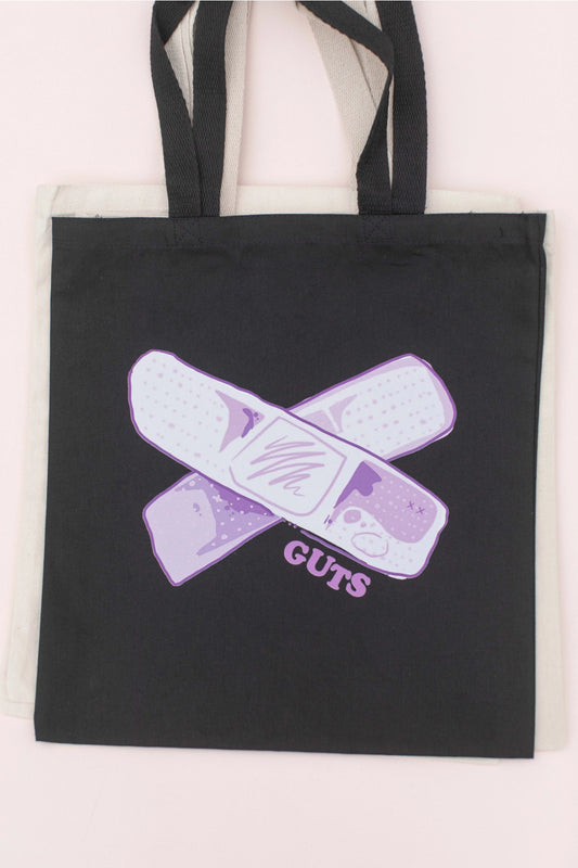 Olivia "Guts Band-Aid" Canvas Tote
