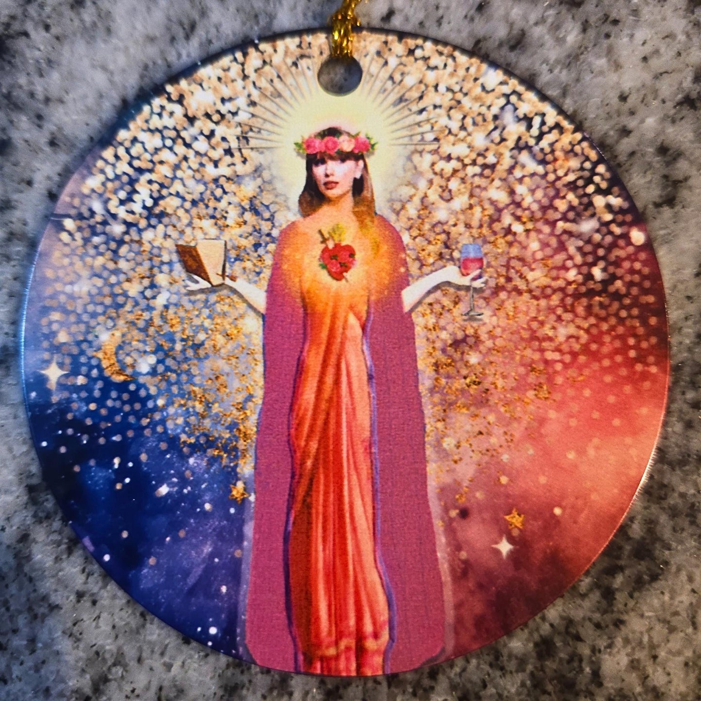 Saint Swift Christmas Taylor Inspired Ornament/Car Decor