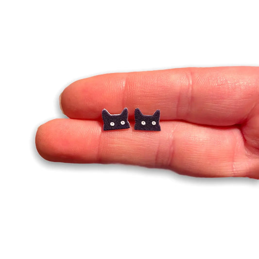 Black Cat Creepin Earrings
