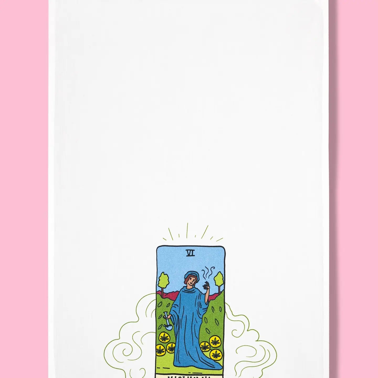 Marijuana Kitchen Tarot Dishtowel