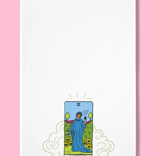 Marijuana Kitchen Tarot Dishtowel