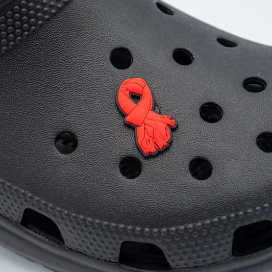 Taylor "Red Scarf" Shoe Charm