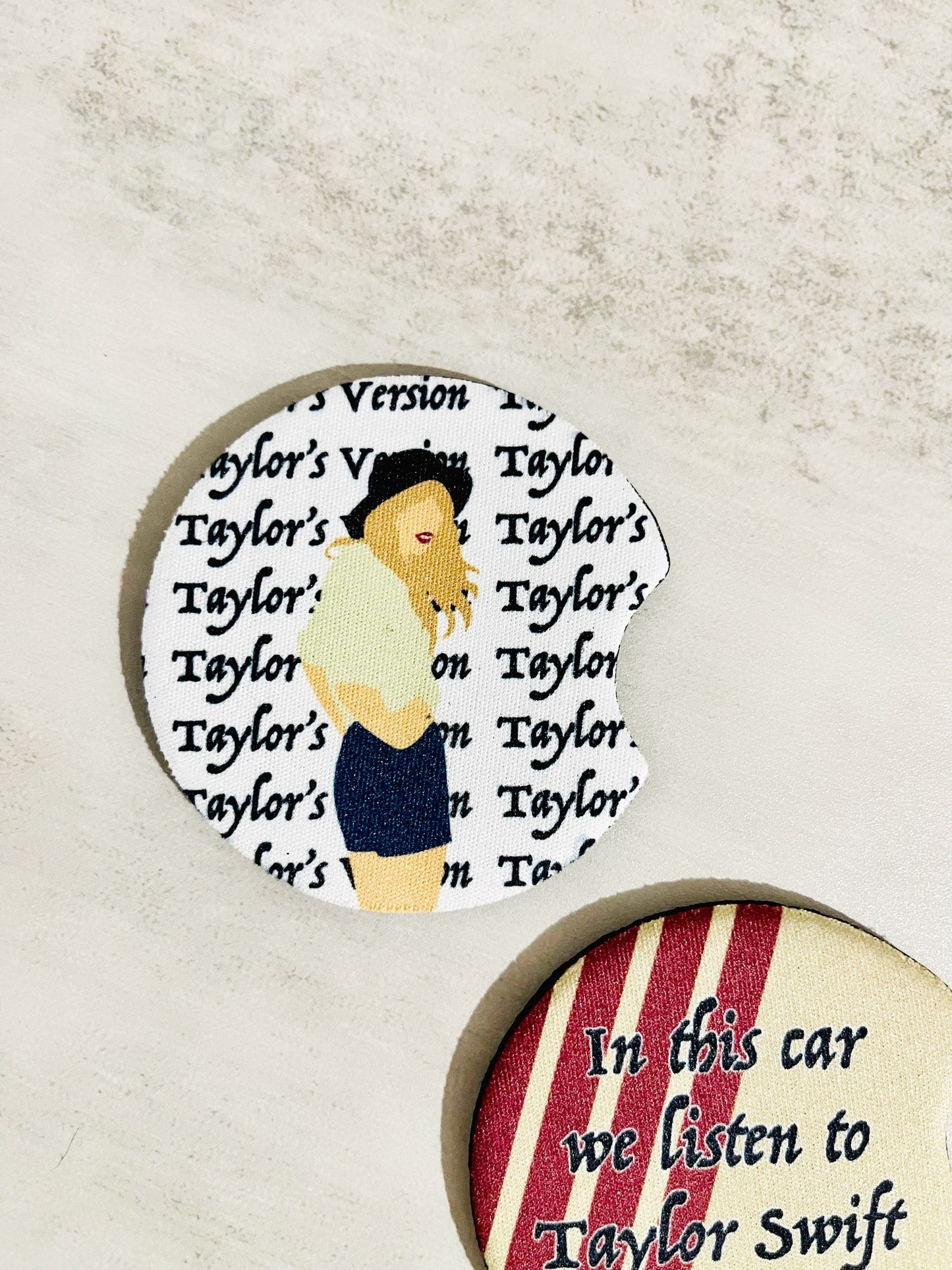 Taylor Swift Car Coasters Fedora