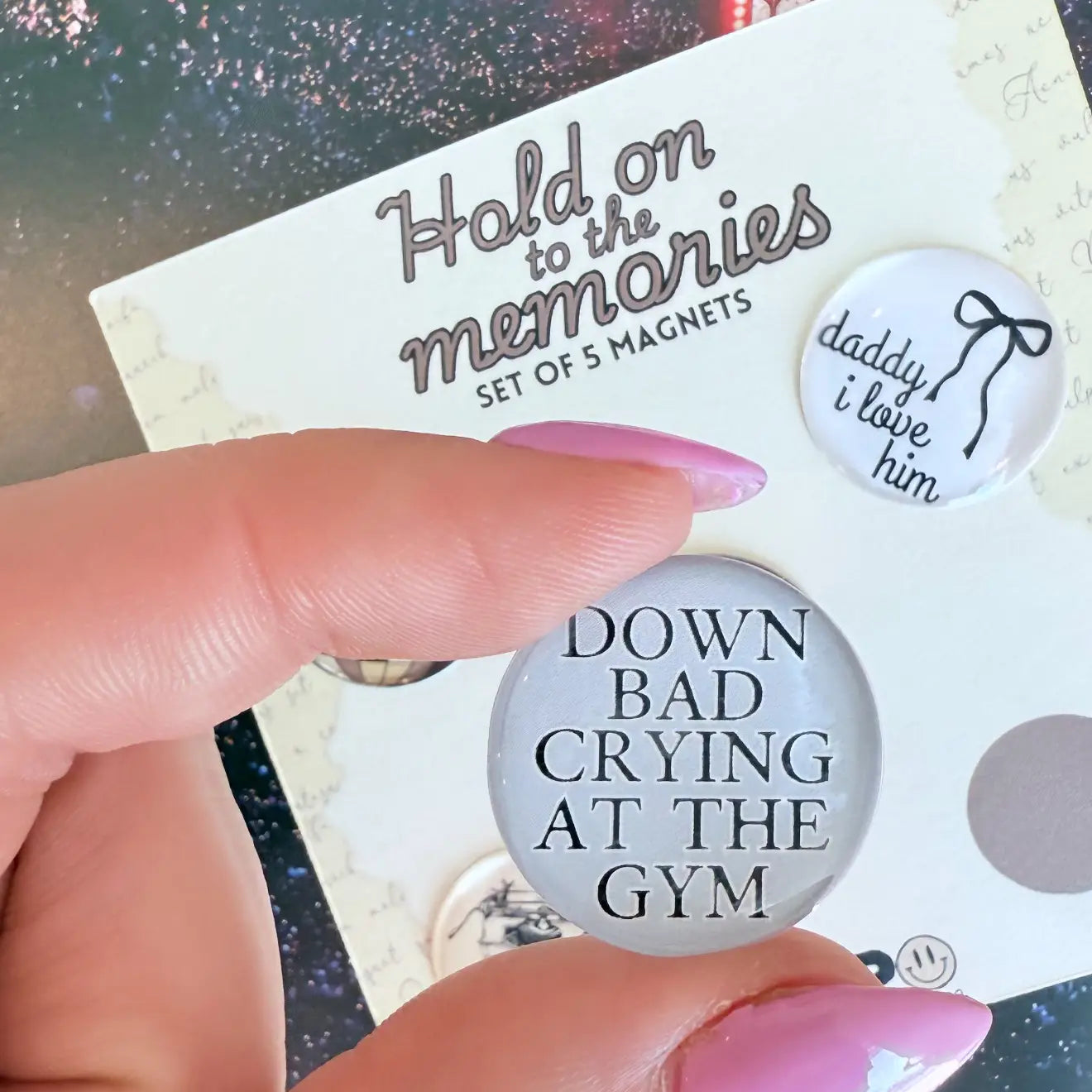 Taylor Hold on to the Memories TTPD Magnet Set of 5