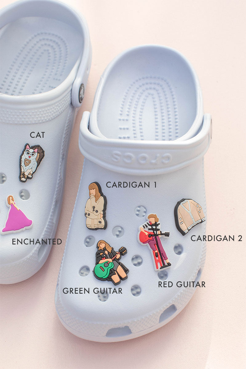 T.S. Inspired Cardigan Croc Shoe Charm