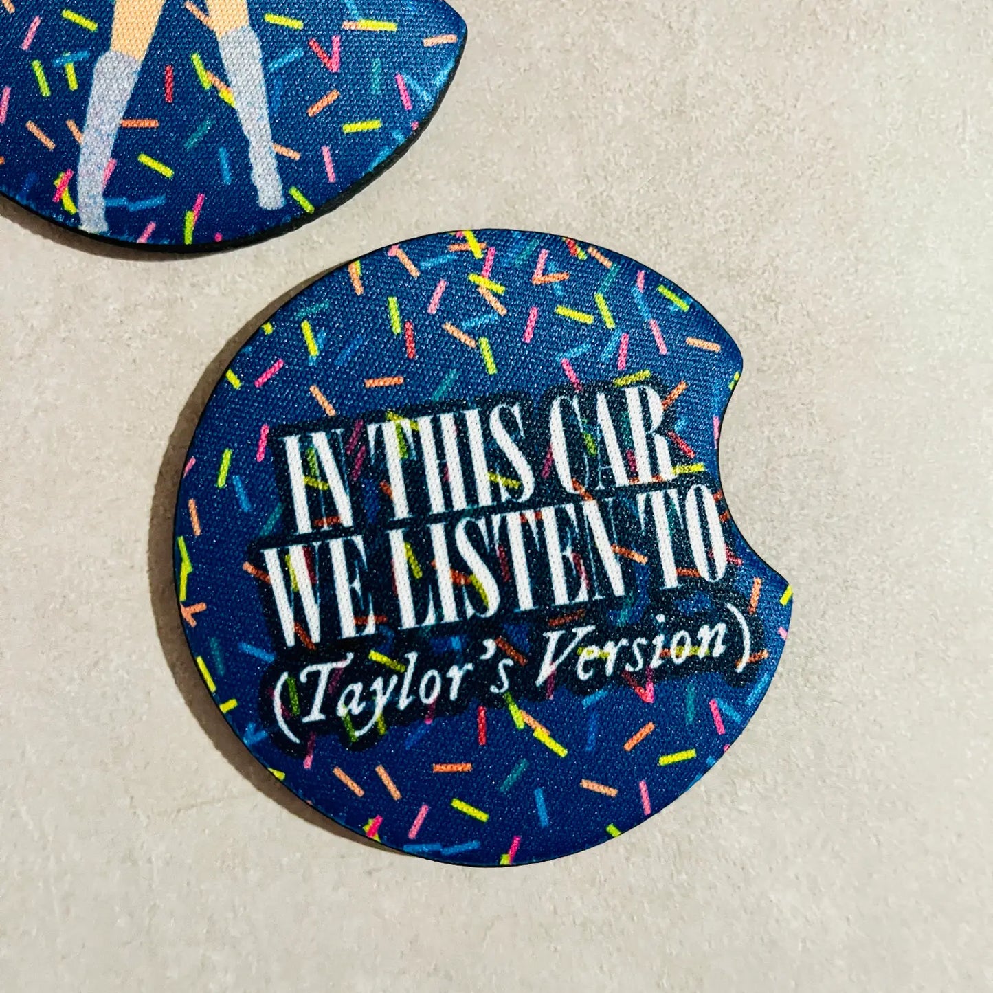 Taylor's Version Album Inspired Design Car Coasters