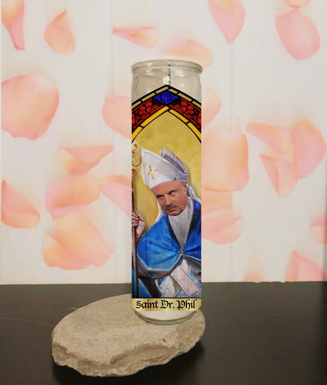 Dr. Phil Parody Illustration Saint Candle