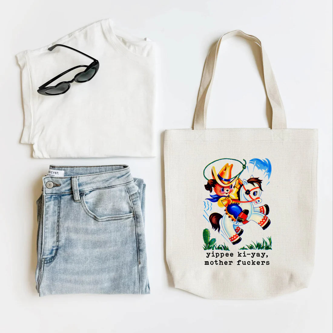 Yippie Ki-Yay Mother Fuckers Tote Bag