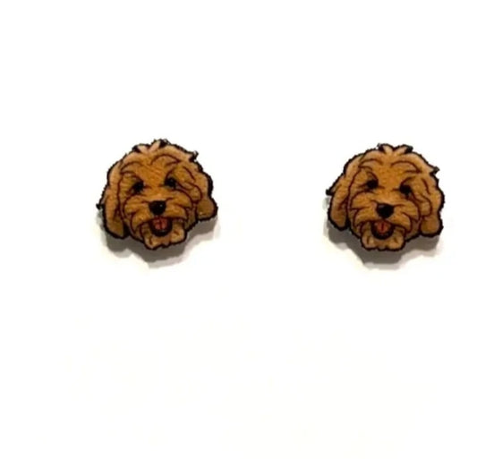 Goldendoodle Earrings