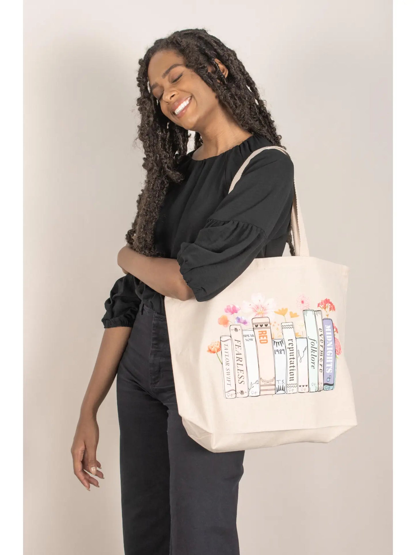 Taylor "Records" Concert Tote Bag