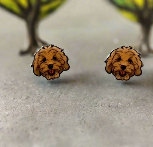 Goldendoodle Earrings