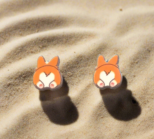 Corgi Butt Earrings