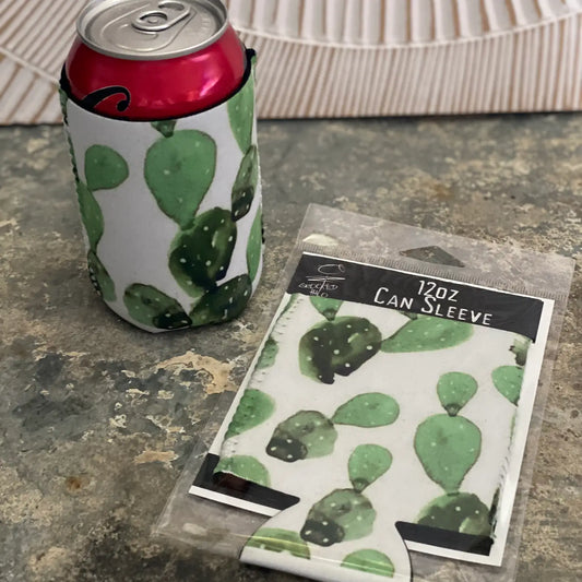 "Desert Cactus" Neoprene Can Sleeve