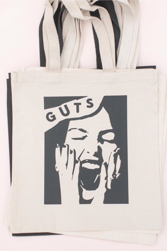 Olivia "Guts" Canvas Tote