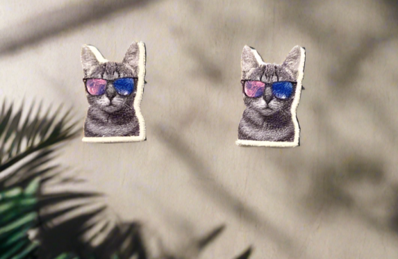 Cool Cat Earrings
