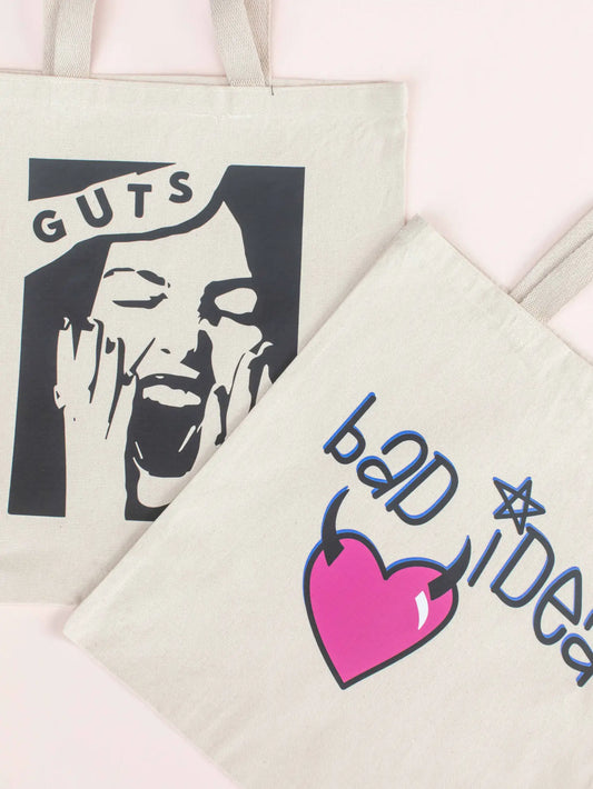 Olivia "Bad Idea" Canvas Tote