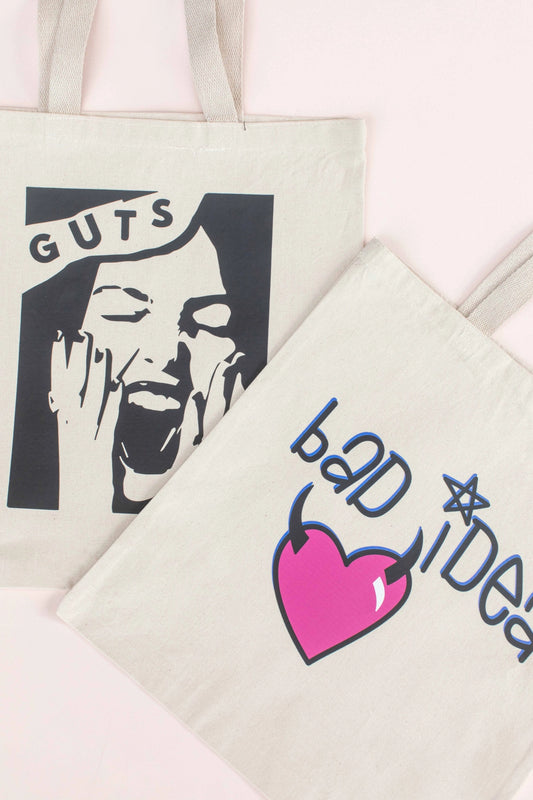 Olivia "Guts" Canvas Tote