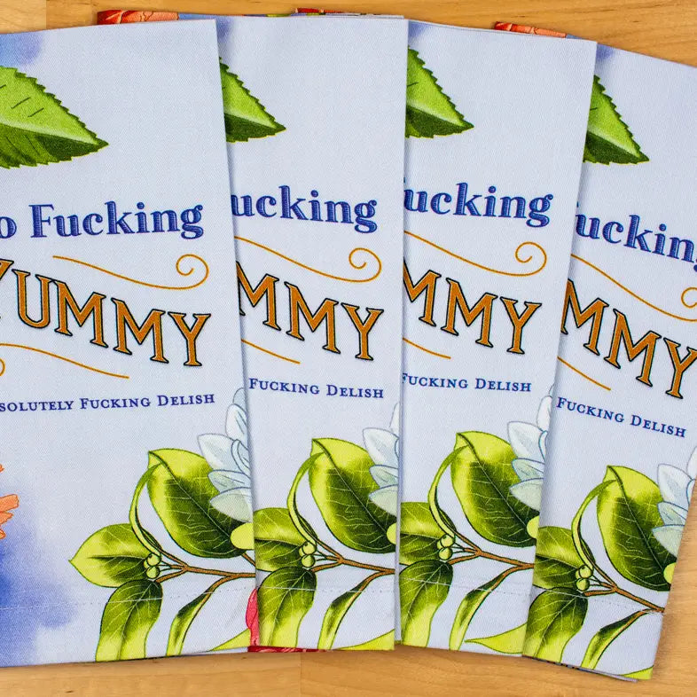 So Fucking Yummy Cloth Dinner Napkin-Set of 4