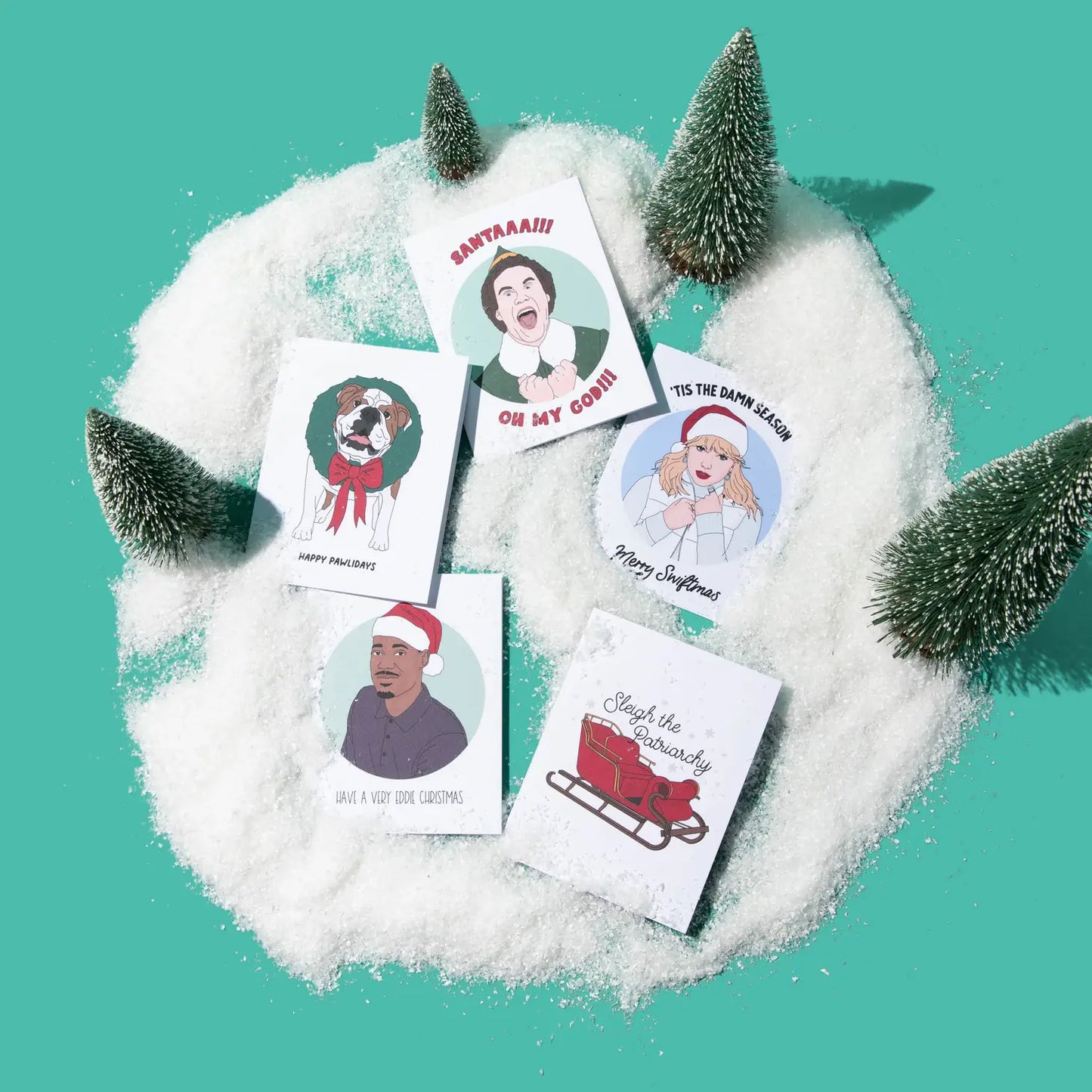 'Tis the Damn Season Taylor Christmas Card