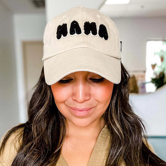 Nana Patch Letters Hat