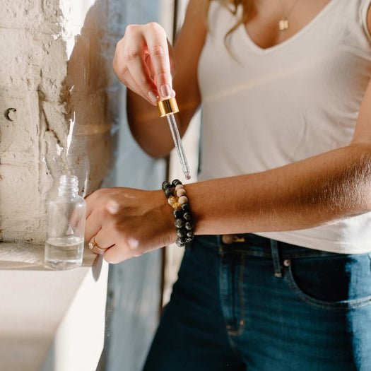 Hike Life Leather & Stone Oil Diffuser Bracelet