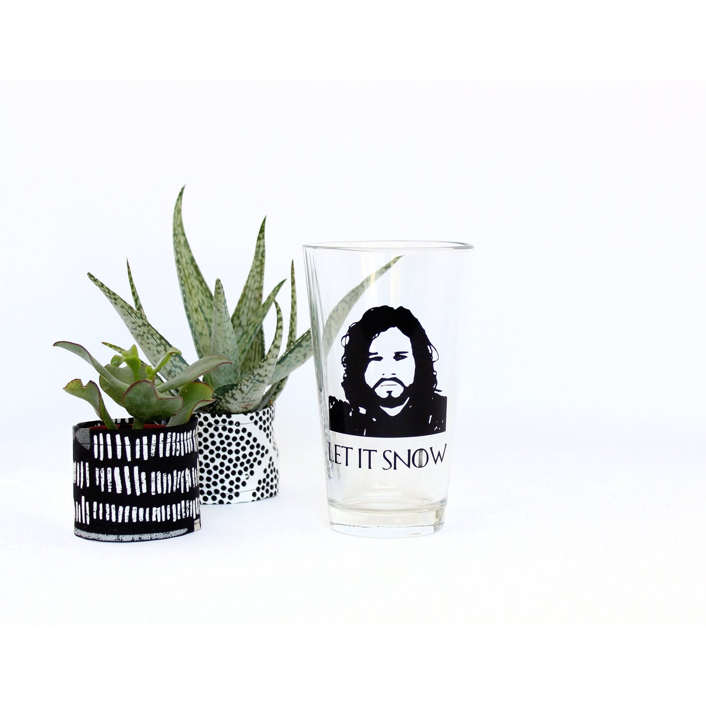 Jon Snow Beer Glass