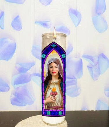 AOC Illustrated Parody Saint Candle