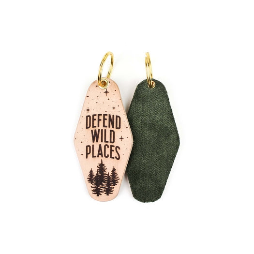 Defend Wild Places Keychain