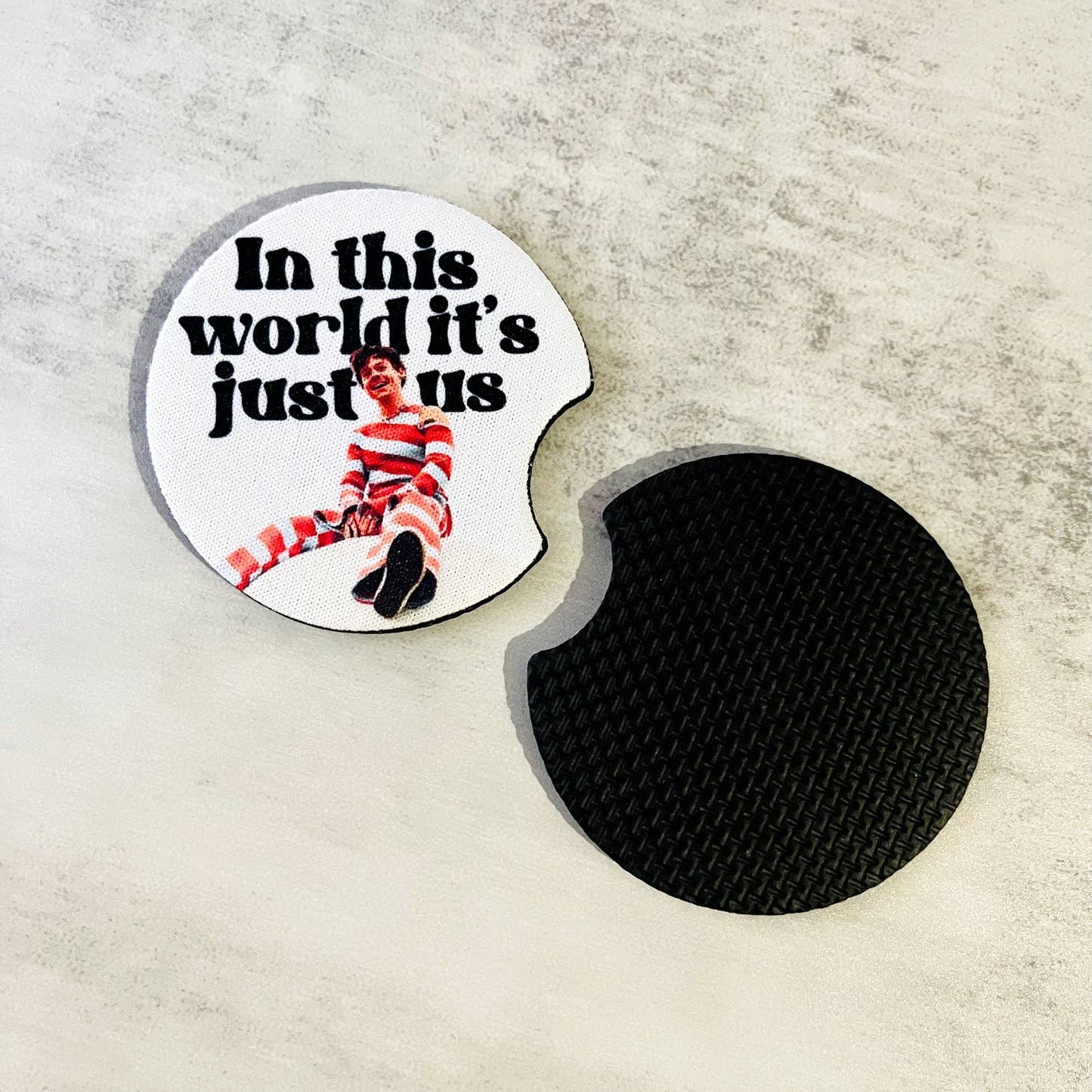 Harry As It Was Design Car Coasters