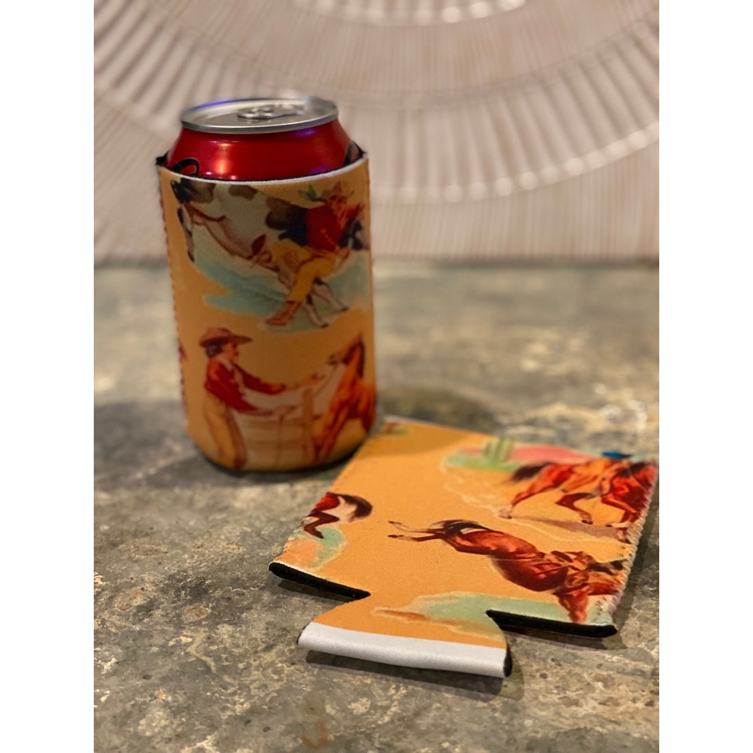 "Old Cowboy" Neoprene Can Sleeve