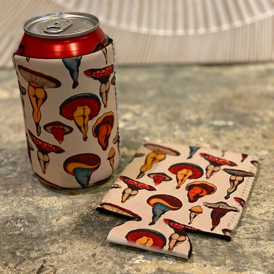"Ass Shrooms" Neoprene Can Sleeve