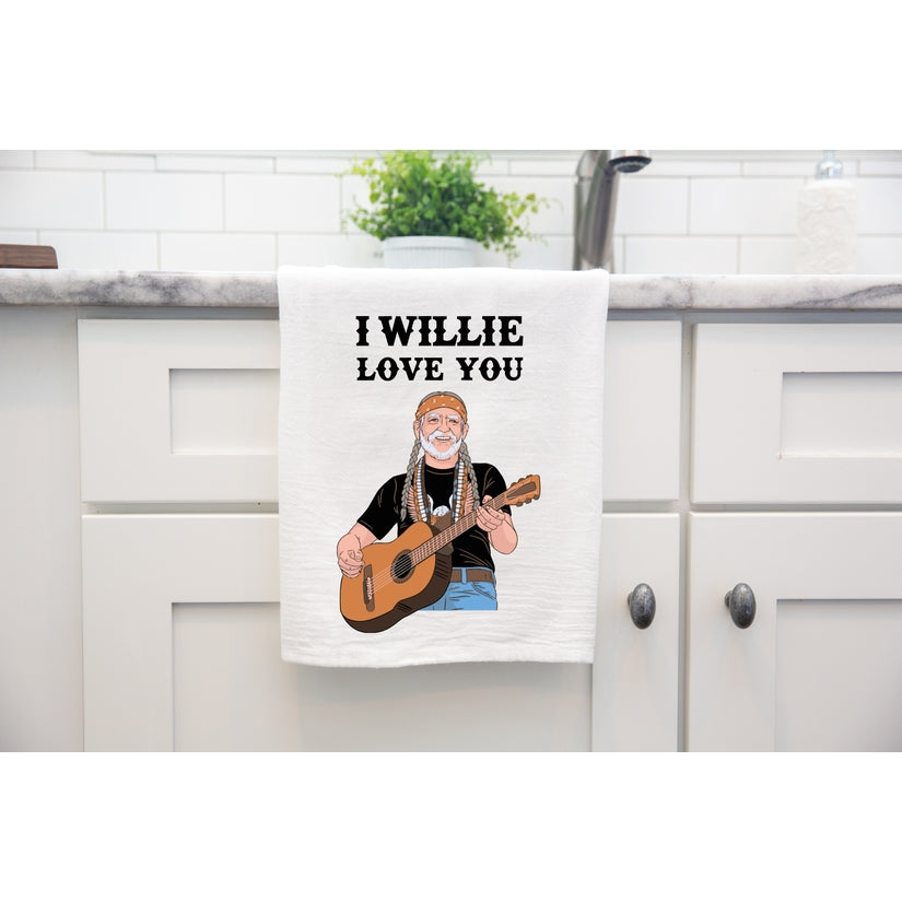 I Willie Love You Tea Towel