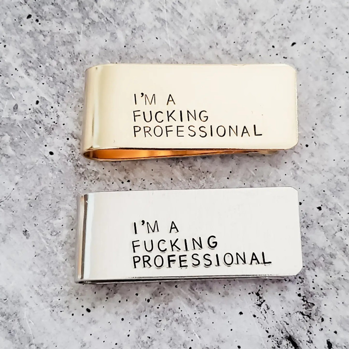 I'M A FUCKING PROFESSIONAL Money Clip