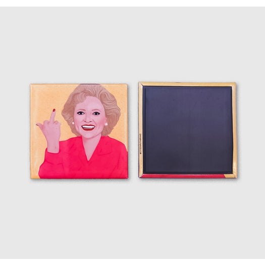 Betty White "Bird" Custom Illustration Magnet