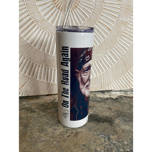 On the Road Again Willie Tumbler