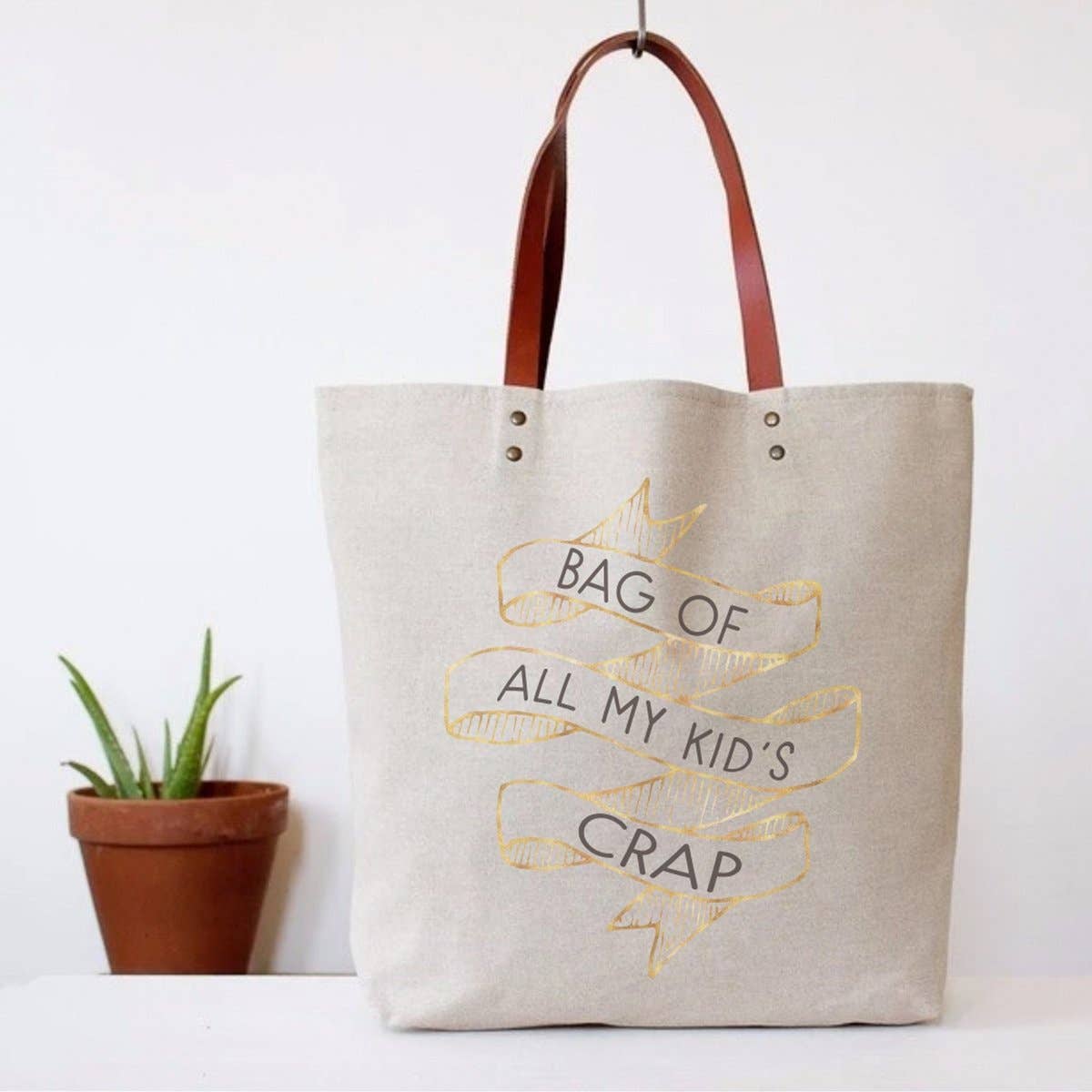 Kid's Crap Canvas Tote