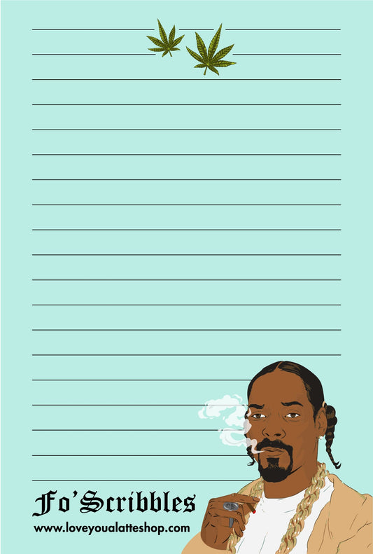 Fo' Scribbles Snoop Notepad