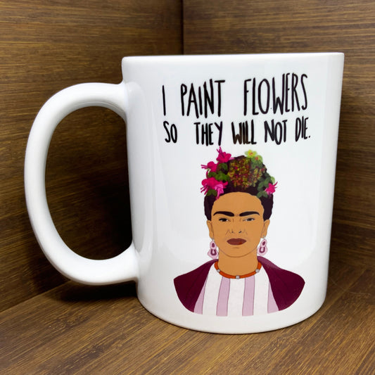 Frida Kahlo Flowers Mug