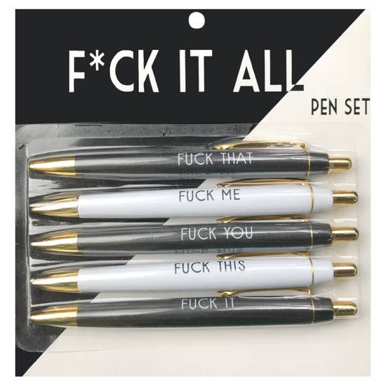 F*ck It All Pen Set – Sage & Vibe