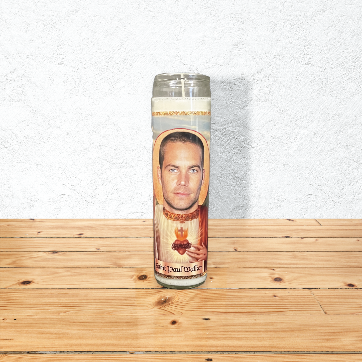 Paul Walker Parody Illustration Saint Candle