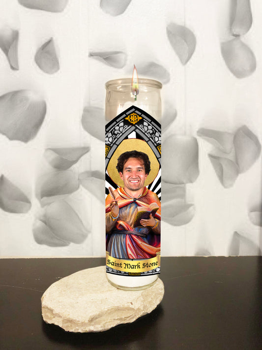 Stone Parody Saints Candle