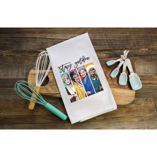 Stay Golden Tea Towel