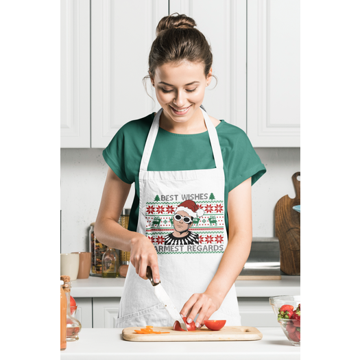 Warmest Regards Christmas Apron
