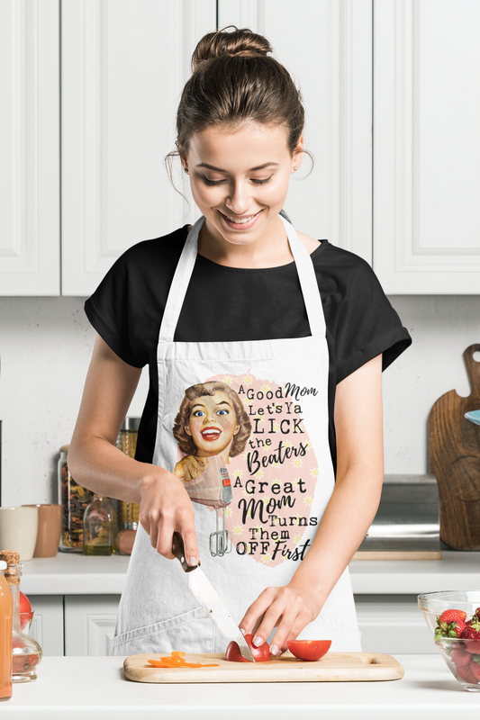A Good Mom Vintage Apron