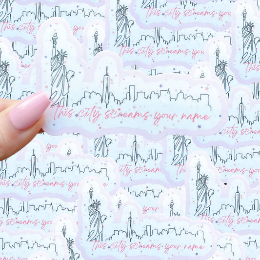 Taylor "This City Screams Your Name" Sticker